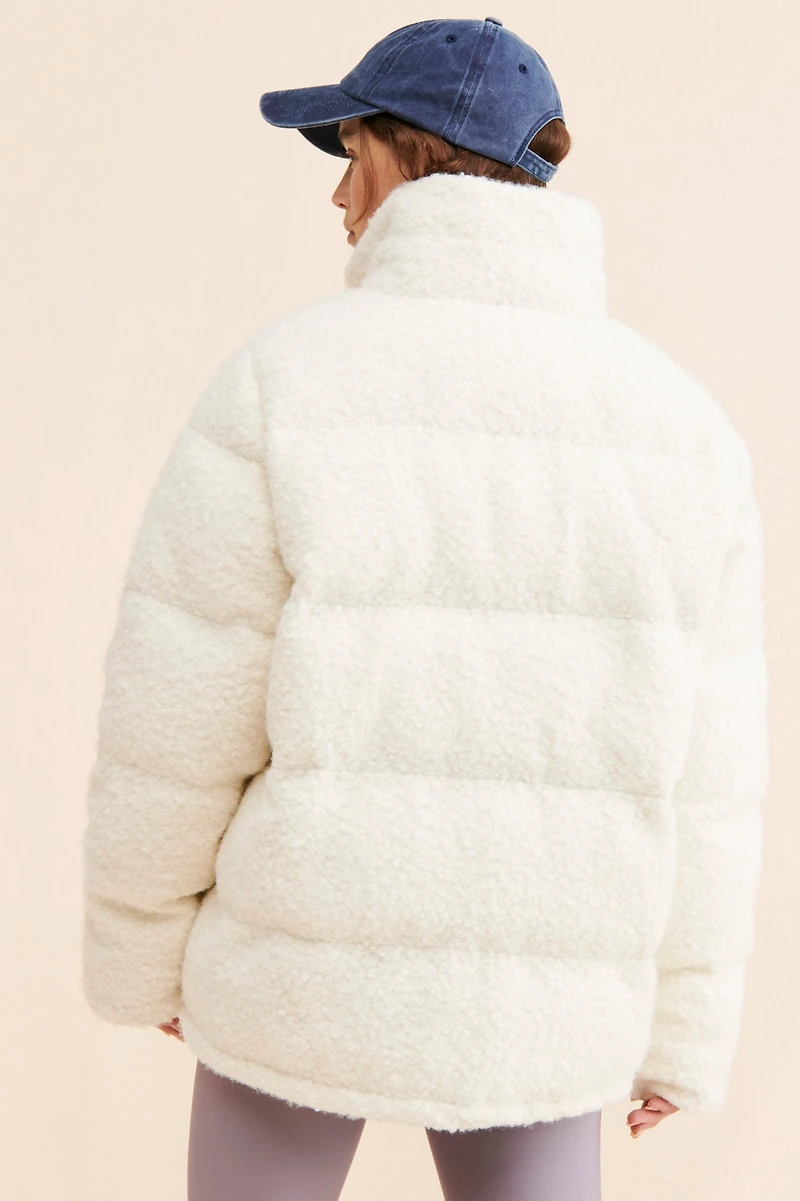RD Style Sherpa Quilted Puffer