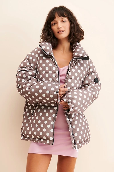 Noize Faika Polka Dot Puffer