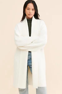 Flat White Open Knit Cardigan