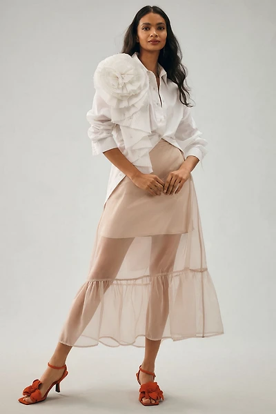 Sheer Organza Skirt