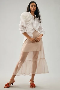 Sheer Organza Skirt