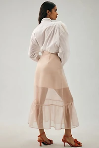 Sheer Organza Skirt