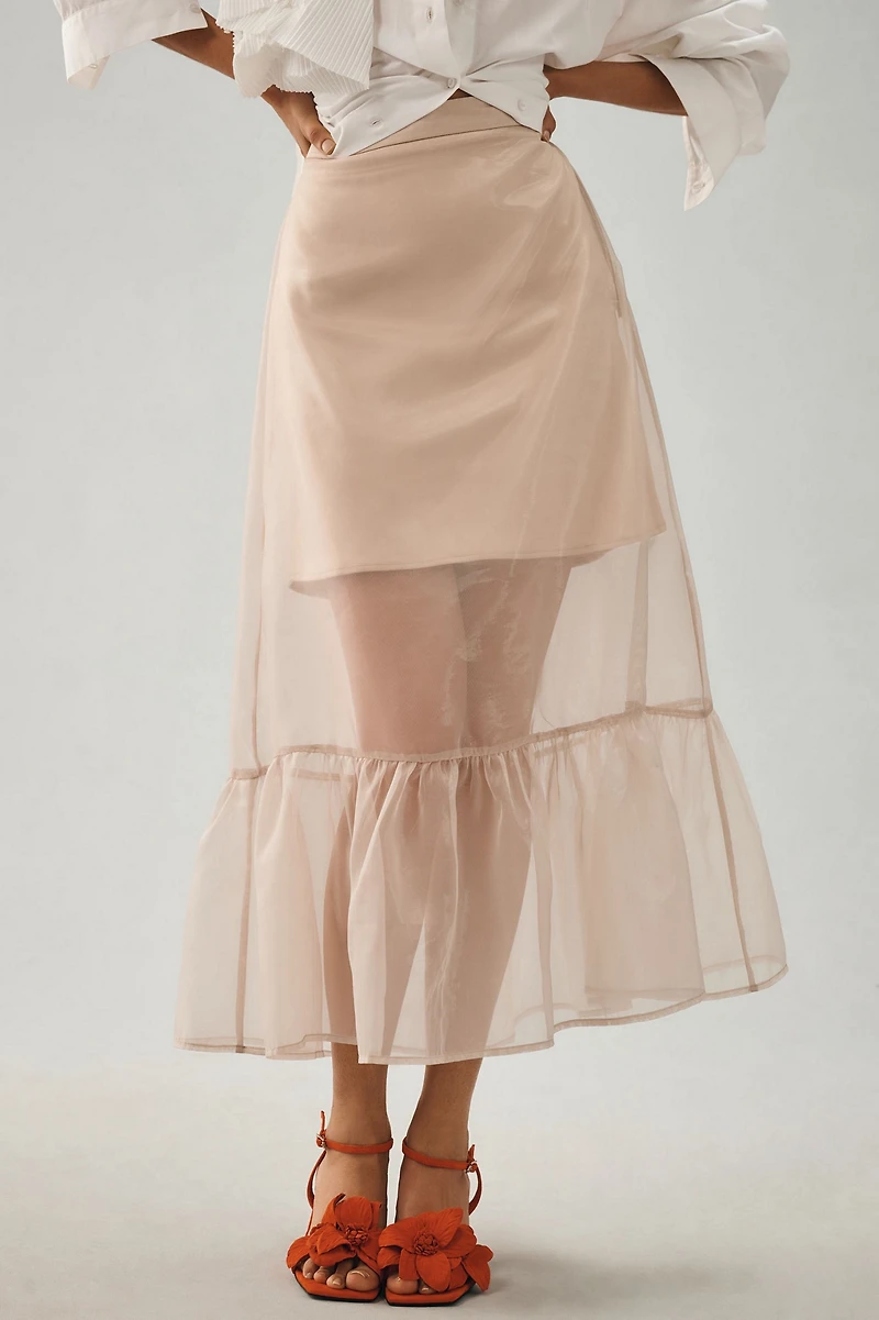 Sheer Organza Skirt