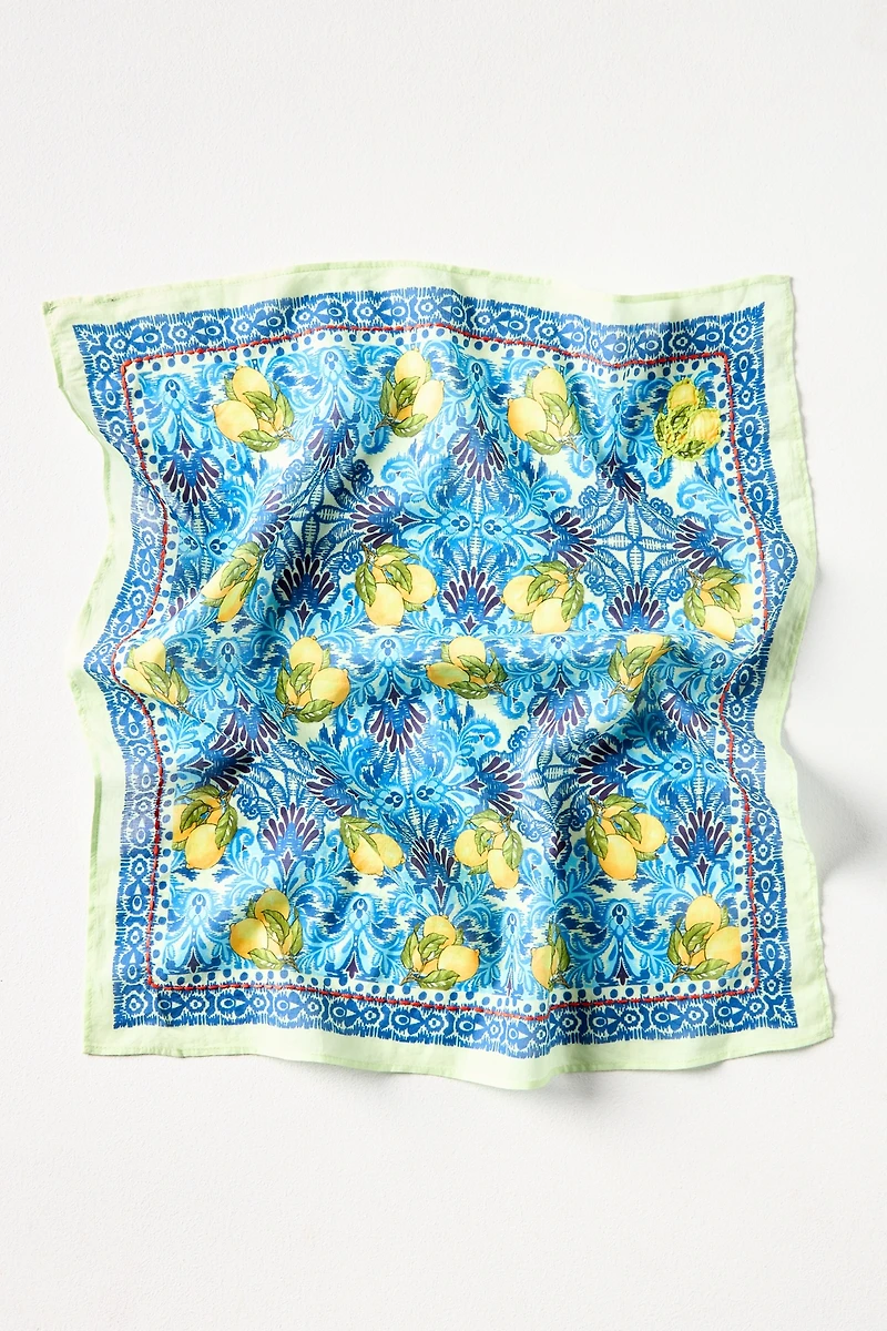 Vismaya x Anthropologie Lemon Icon Scarf