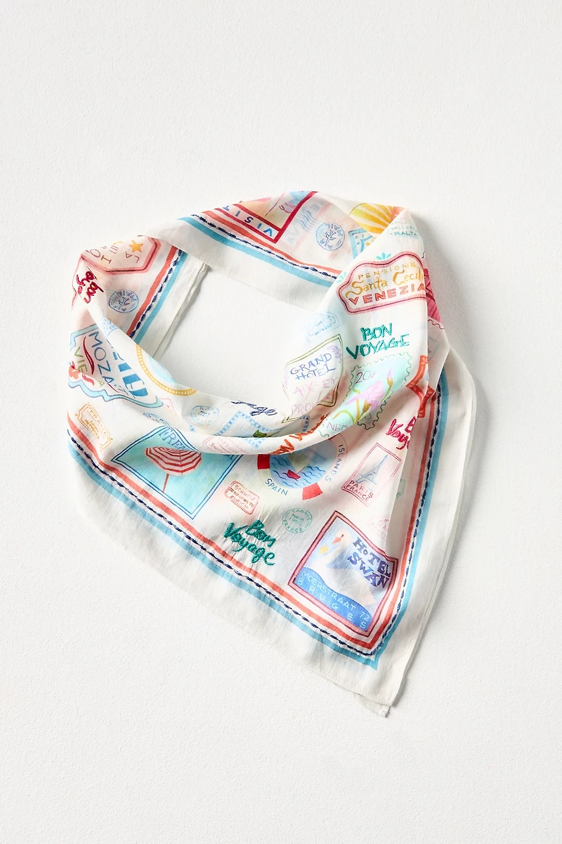 Vismaya x Anthropologie Stamp Icon Scarf