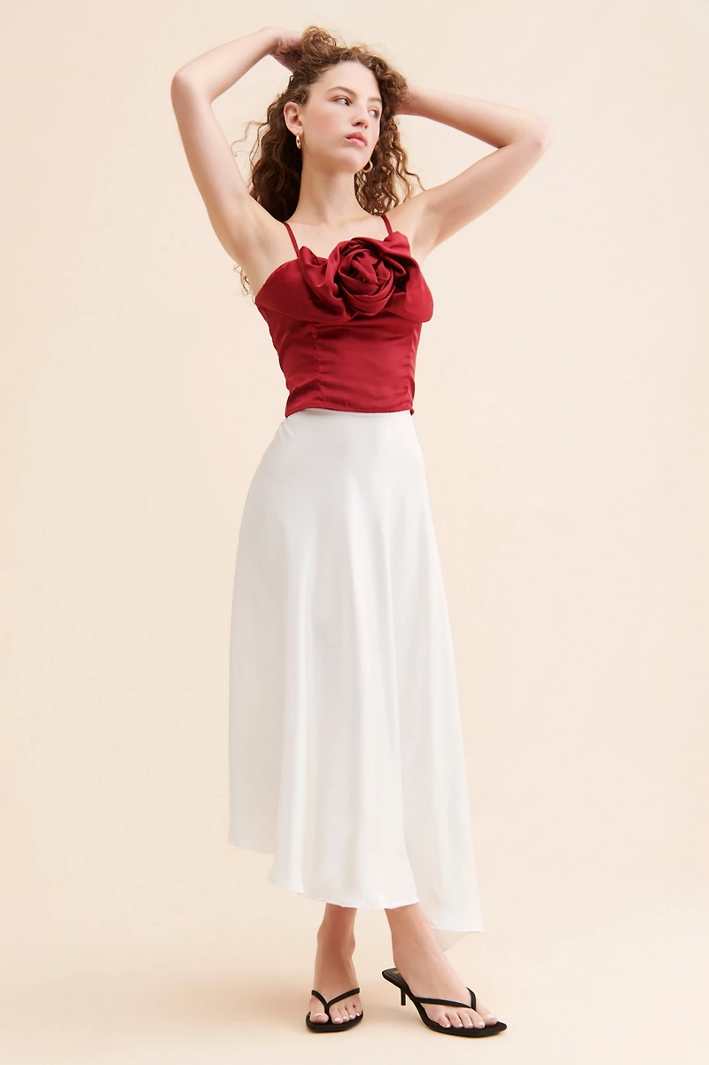 Rose Embellished Top