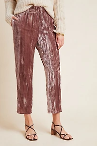Tina + Jo Josephine Velvet Tapered Trousers