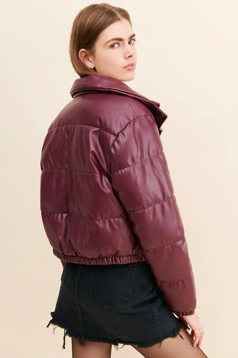 Vigoss Vegan Leather Puffer