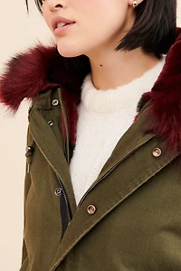Avec Les Filles Hooded Parka Jacket