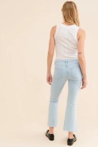 FRAME Le Crop Bootcut Jeans