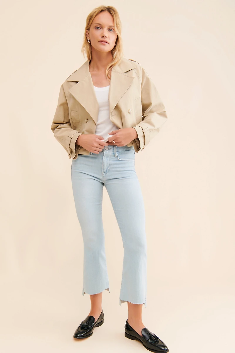 FRAME Le Crop Bootcut Jeans