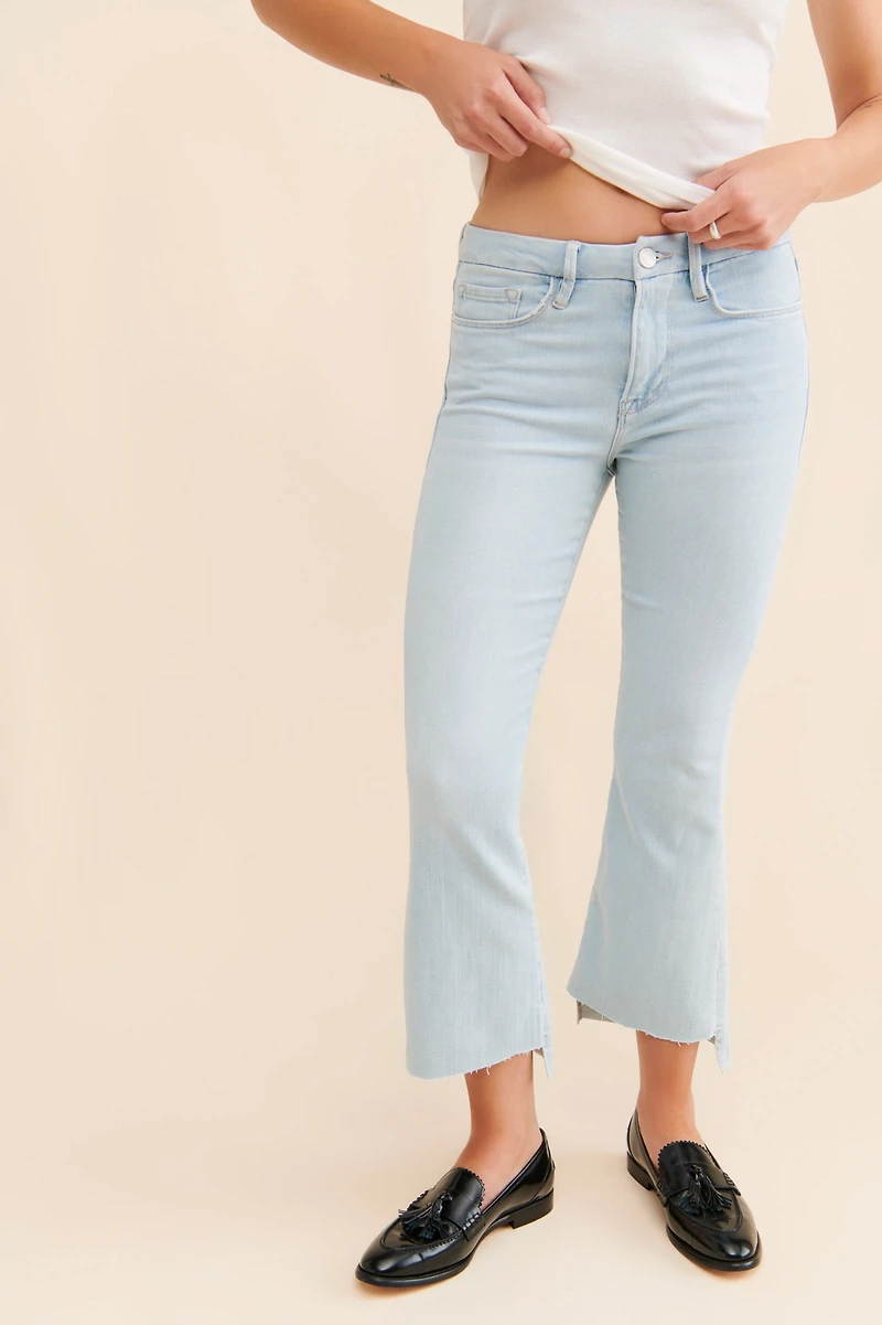 FRAME Le Crop Bootcut Jeans