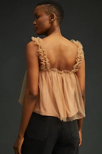 Sunday in Brooklyn Tulle Tank Top