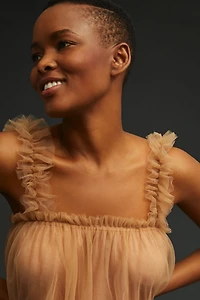 Sunday in Brooklyn Tulle Tank Top