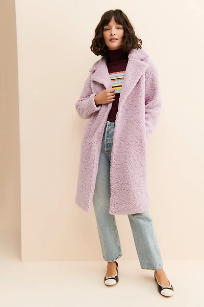 Sadie & Sage Hammond Vegan Shearling Coat