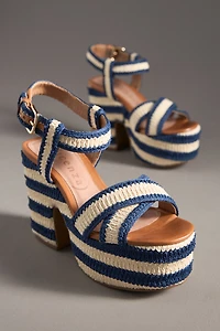 Vicenza Crochet Platform Heels