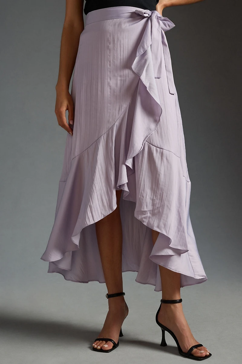 Maeve Ruffled Wrap Maxi Skirt