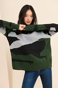 Theo & Spence Army Turtleneck