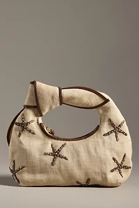 POOLSIDE The Josie Starfish Straw Top-Handle Bag