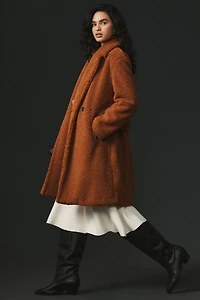 Maeve Long Teddy Coat