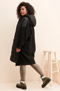 Bernardo Mixed Media Oversized Puffer