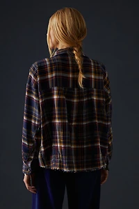 Cropped Plaid Shirt