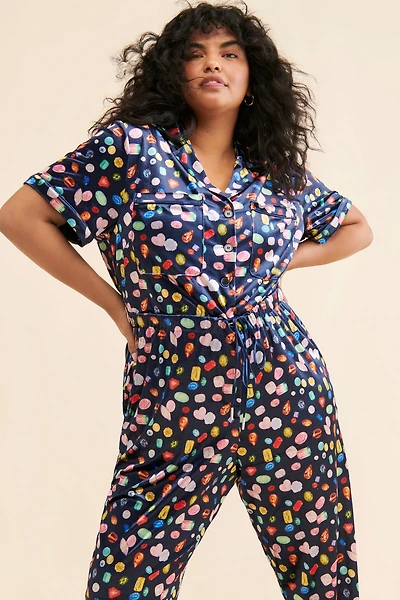 Nuuly x Rachel Antonoff Jewel Printed Coveralls