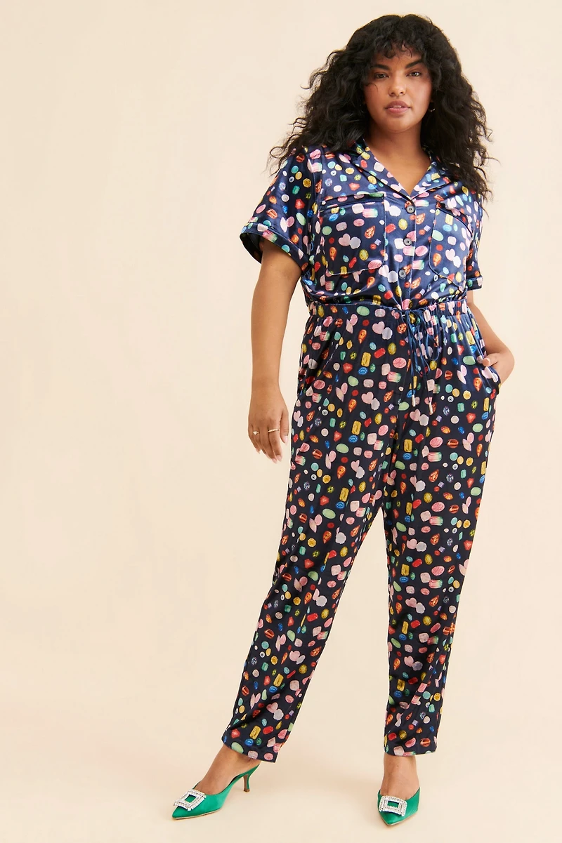 Nuuly x Rachel Antonoff Jewel Printed Coveralls