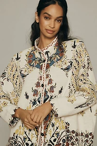 Aldo Martins Jacquard Printed Sweater Coat