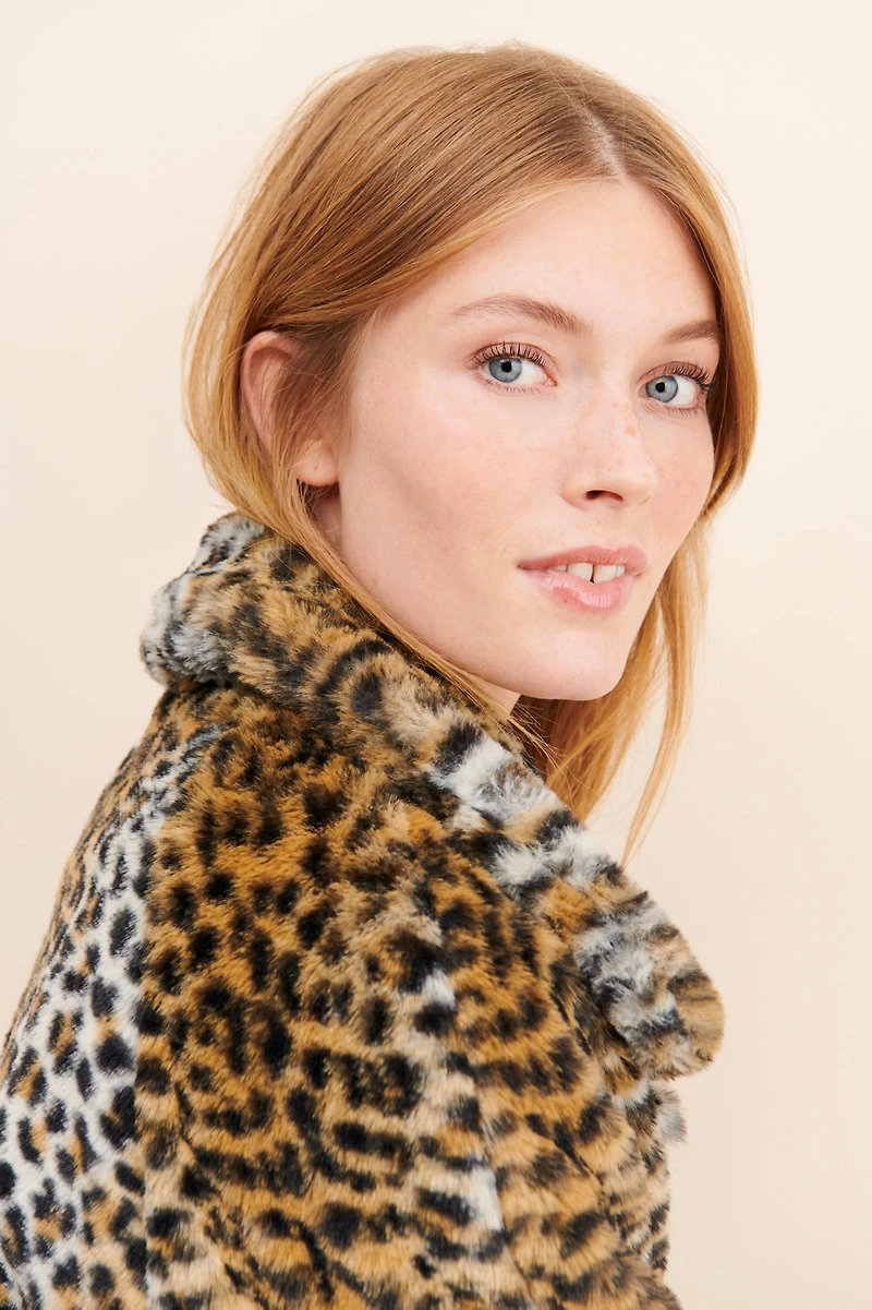 Lost + Wander Westside Faux-Fur Jacket