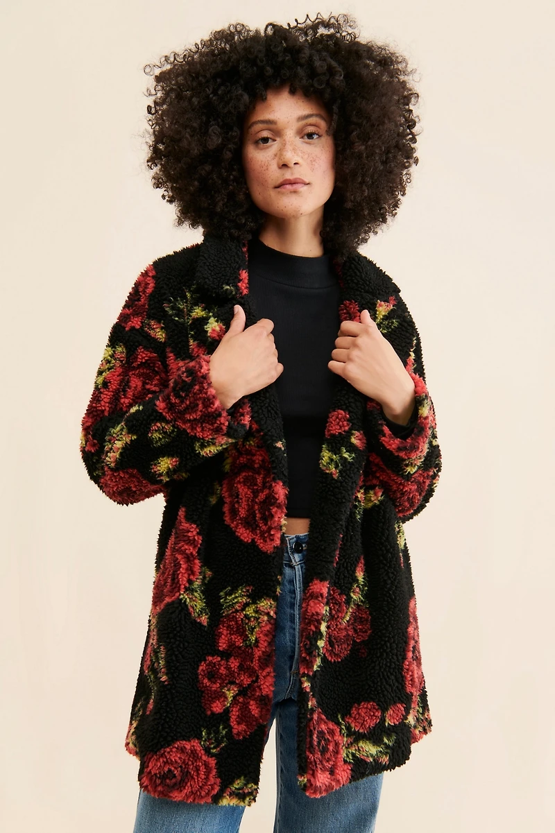 If By Sea Winter Roses Coat