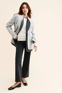 FRENCHMAUVE Double Blazer Oversized Coat