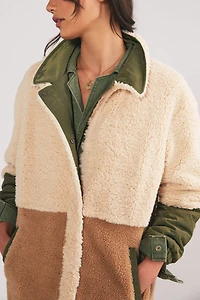 Ruby + Ed Sherpa-Lined Coat