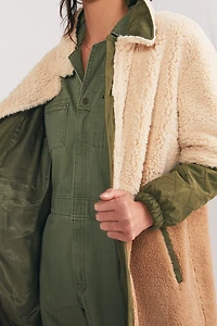 Ruby + Ed Sherpa-Lined Coat