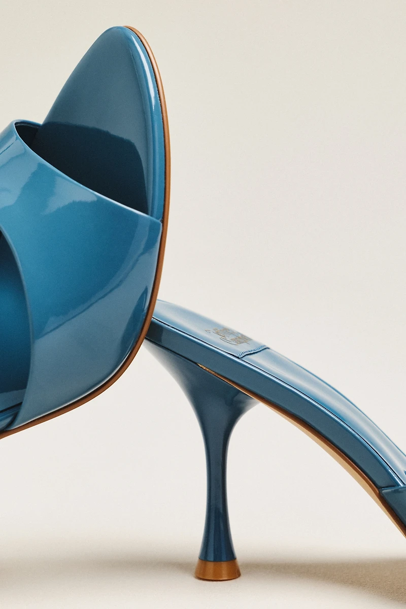 Jeffrey Campbell Agent Suede Mule Heels