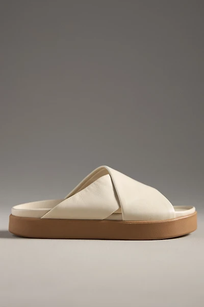 beek Hen Leather Platform Slide Sandals