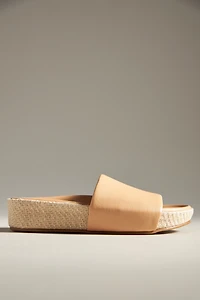 beek Pelican Jute Beach Platform Slide Sandals