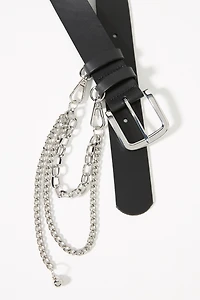 Belt Loop Chain Leather