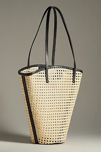 Bembien Tula Rattan Bucket Tote