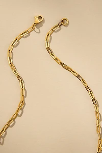 Janey Bee Jems Small Paperclip Chain One-Of-A-Kind Charm Necklace