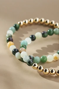 The Healer's Collection N 6 Happiness / Ease Bracelets, Set of 2