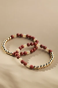 The Healer's Collection N 79 Fertility / Hormonal Balance Bracelets, Set of 2