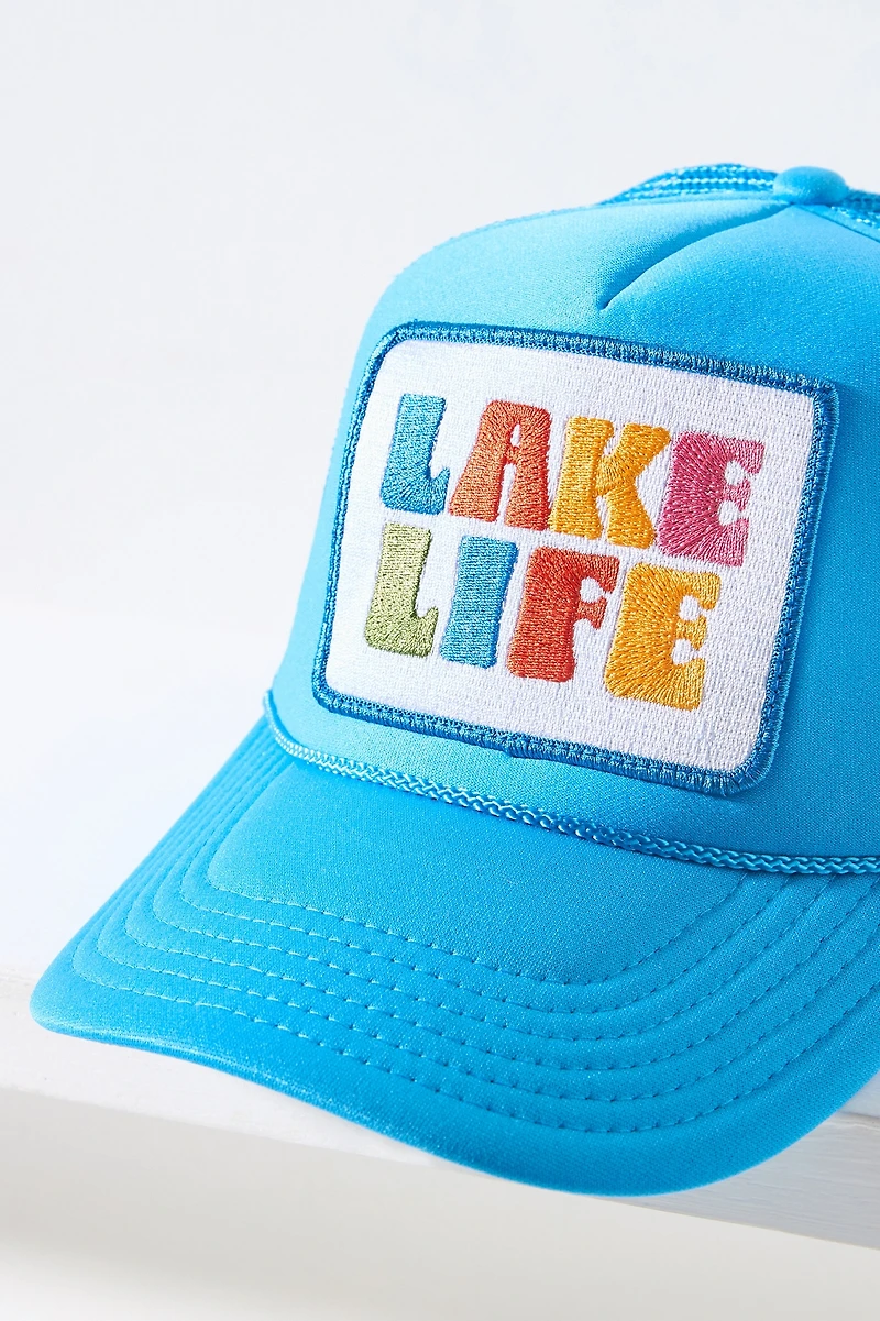 Friday Feelin Lake Life Trucker Hat