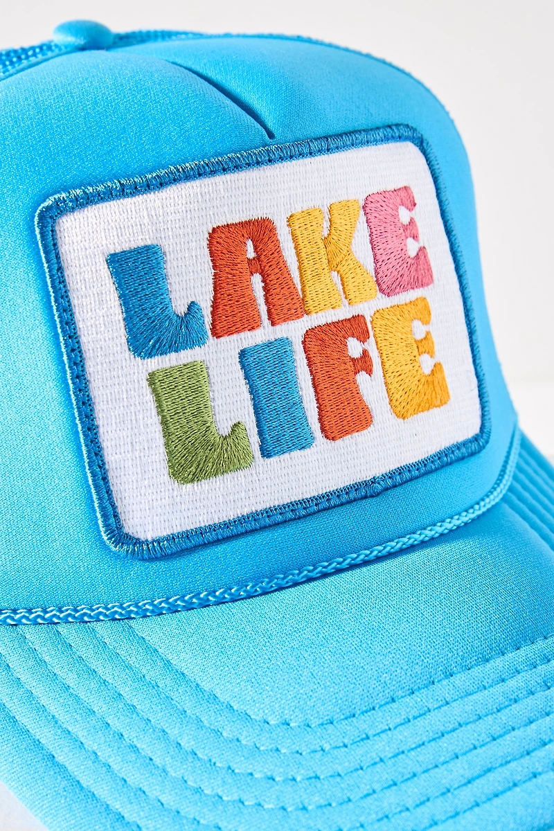 Friday Feelin Lake Life Trucker Hat