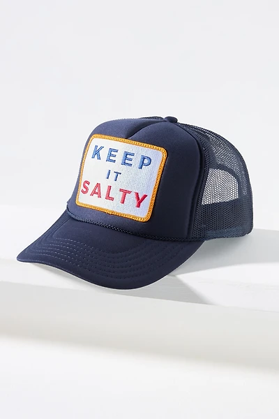 Friday Feelin Keep It Salty Trucker Hat