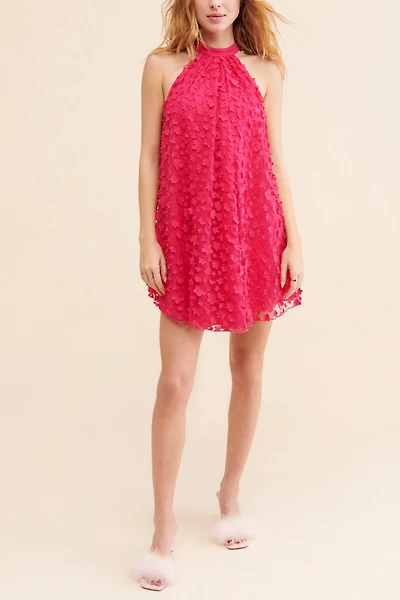 Eva Franco Halter Swing Mini Dress