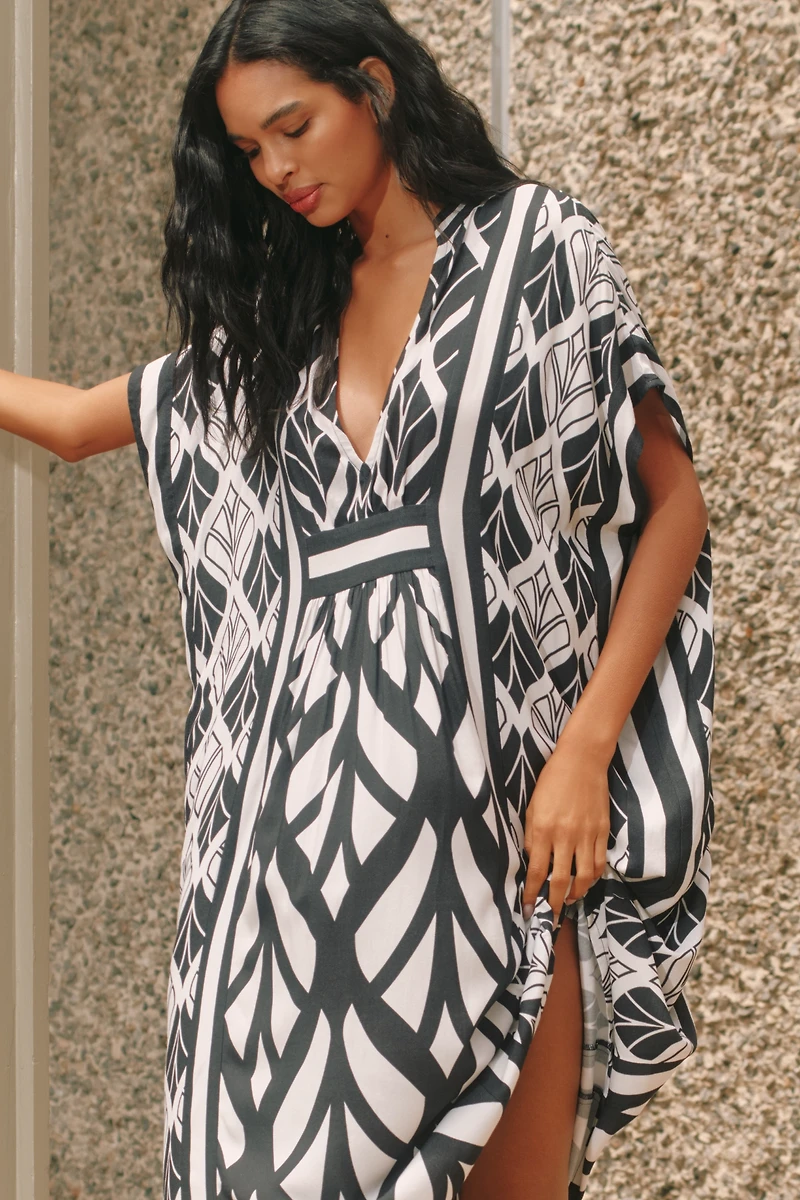 Conditions Apply V-Neck Kaftan