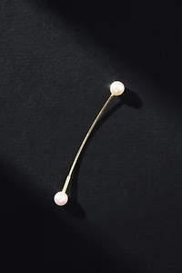 Saskia Diez Barbell Twig Ear Cuff