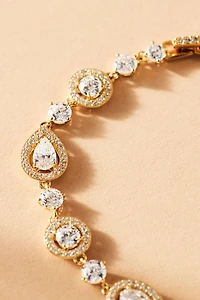 NADRI Radiant Halo Line Bracelet 