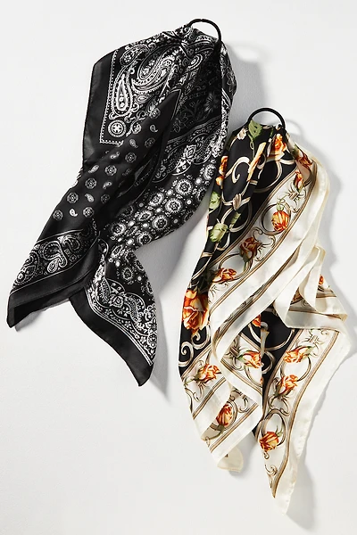 Wallpaper Floral Hair Scarves